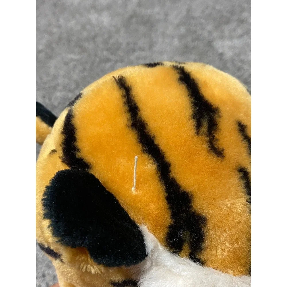 Dakin Tiger Plush Toy Kids 15in Orange Good Vintage Safari Jacket Collectible